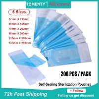 【LZ】✉▨☊  200pcs TOMENTY Auto-selagem Esterilização Bolsas Sacos 6 Tamanhos Medical-grade Saco Descartável 57x130mm Tattoo Acessórios Suprimentos