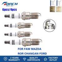 ZZOOI China original TORCH Iridium Platinum spark plugs Q6RTIP-13 for FAW MAZDA Car Auto Automobiles CHANGAN FORD Denso VT20 Candle