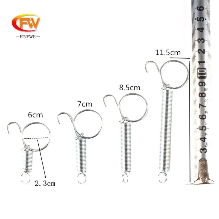 10ชิ้น/ล็อต Rait Cage ประตู Tension Spring Galvaniz Spring Steel With