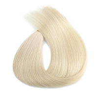 ผมมนุษย์ Weft 100 Remy ต่อผมสีดำสีน้ำตาลสีบลอนด์ผม Bundles Double Weft ผมสำหรับ Salon สามารถย้อมและดัด