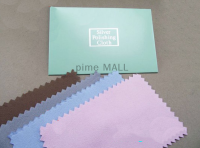 pime MALL สุ่มสีผ้าทำความสะอาดเงินผ้าขัดเงิน5ชิ้น