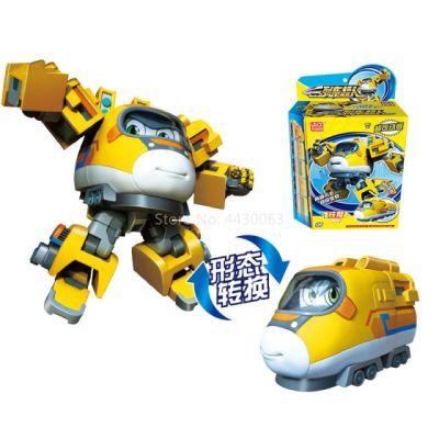 Abs Mini China High-Speed Railway Super Train Robot Transformation Toy Deformation Car Action Figure Chsr Toys For Kids