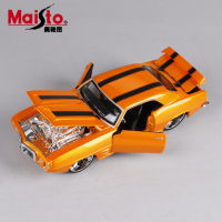 สะสม1:24 Die Cast Static รถ Modles 124จำลองรถ Mkd3 PONTIAC 1969ดัดแปลง Edition กล้ามเนื้อกีฬารถ