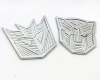 โลโก้ ทรานฟอร์มเมอร์ งานโลหะ ประดับยนต์  Metal Transformer Deception Autobot Car Auto Logo Sticker Emblem Badge Decal