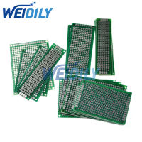 20ชิ้น5X7 4X6 3X7 2X8ซม. ต้นแบบสองด้าน Diy พิมพ์สากลแผงวงจร PCB โปรโตบอร์ดชุดบอร์ดทดลองชุด Pcb