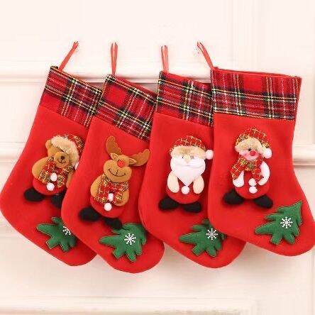 Christmas Socks Large Santa Clause Socks 21x31cm For Christmas ...