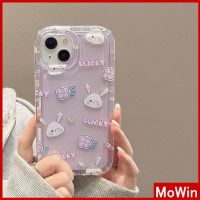 ✆◄ Mowin - เข้ากันได้สำหรับ เคสไอโฟน เคสไอโฟน11 สำหรับ iPhone 14 Pro Max เคส iPhone เคสนิ่ม TPU เคสใสถุงลมนิรภัยกันกระแทกการ์ตูนกระต่ายสไตล์น่ารักเข้ากันได้สำหรับ iPhone 13 Pro Max iPhone 12 Pro Max 11 7Plus 8Plus 6Plus XR xs