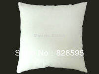 EA133 - 18" x 18" 45 x 45cm Plain Light Ivory Cotton Canvas Cushion CoverPillow Case (1pcs)