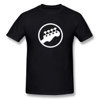 Bass Headstock Guitar Symbol Guitarist Player Musicians  Music Rock Funny T Shirt O NECK Short Sleeved T-shirt  IQ87