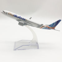 [16CM] โมเดลเครื่องบิน Fly Dubai Airlines Boeing B737-800 ทำด้วยเหล็ก สวย งานคุณภาพ - ของเล่น ของขวัญ ของสะสม