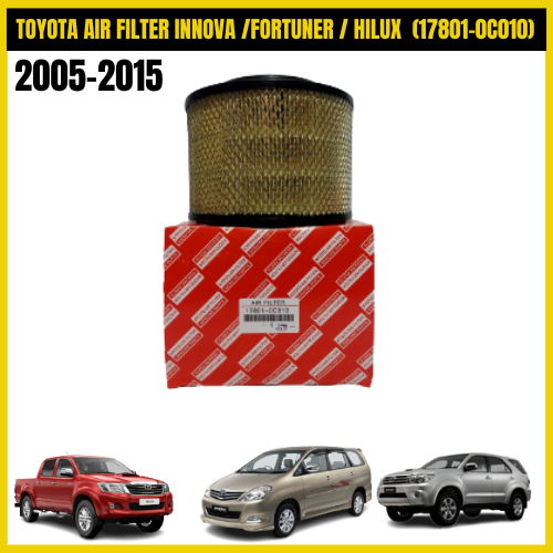 TOYOTA AIR FILTER INNOVA /FORTUNER / HILUX 20052015 (178010C010
