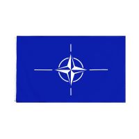 3Jflag 3X5fts 90X150cm เหนือองค์กรสนธิสัญญาแอตแลนติกธง NATO สำหรับการตกแต่ง