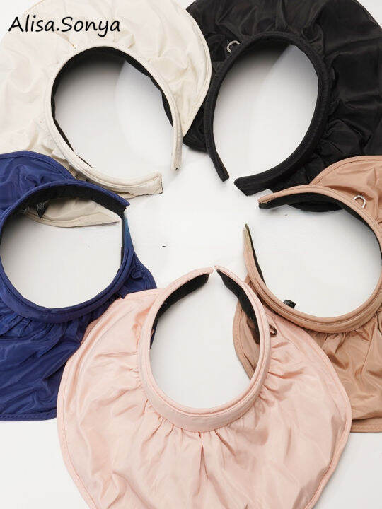 Alisa Sonya Women's Waterproof Sun Hat Foldable Wide Brim outdoor UV