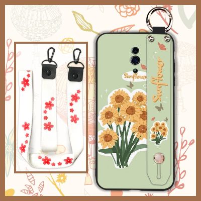 painting flowers ring Phone Case For OPPO Reno Phone Holder Soft Case armor case Waterproof Kickstand sunflower Soft