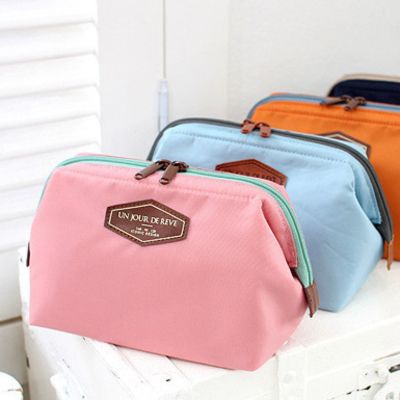 【CC】 Bespoke Embroidery Badges Womens Make-up Zip Organizer Toiletry for Ladies