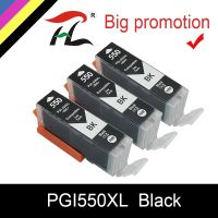PGI550สีดำ XL ทำงานกับ Canon ได้ CLI 551 PGI 550ตลับหมึกสำหรับ Pixma Ip7250 Ix6850 MG5550 MG5650 MG6450 MG6650 MX925 MX725