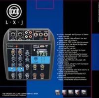 มิกเซอร์ 4-channel Mixer สเตอริโอมิกเซอร์ 4ช่อง ผสมสัญญาณเสียง มีBluetooth MP3 USB รุ่น LX-400BT ฟรี สายสัญญาณเสียง มีเก็บเงินปลายทาง