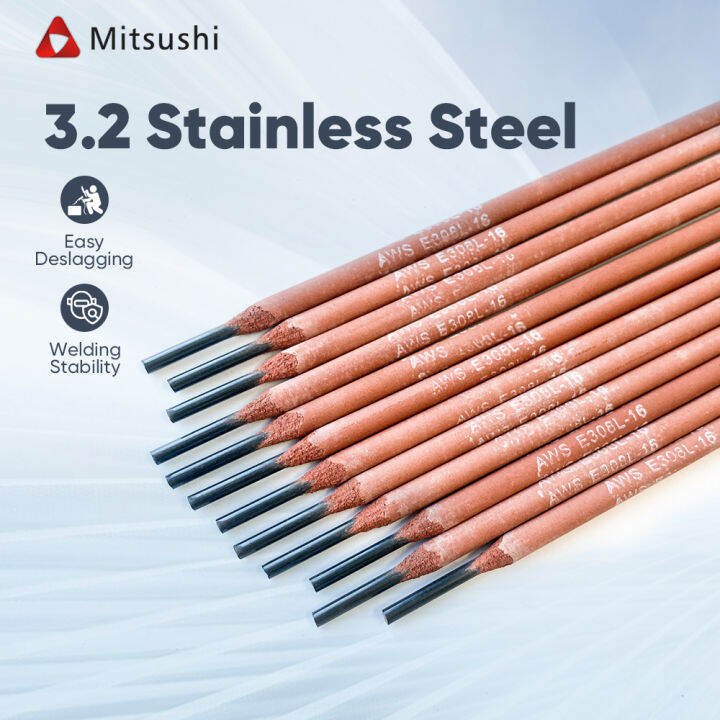 Mitsushi 50pcs 3.2mm/2.5mm Stainless Steel Welding Rods Electrode