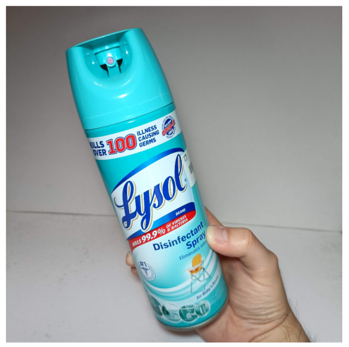 LYSOL Disinfectant Spray (Baby's Room Scent) 340 g - Recommended for ...