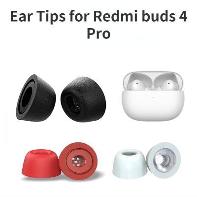 โฟมจำรูปปลายหูสำหรับ Redmi Buds 4 Pro ตัดเสียงรบกวนหูฟังโฟมกันลื่นสำหรับหูฟัง Redmi Buds 4 Pro หลีกเลี่ยงการตก