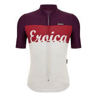 Stn Brina Eroica เสื้อเจอร์ซีย์นักปั่นเสื้อแขนสั้นระบายอากาศจักรยานเสือภูเขาสำหรับผู้ชาย