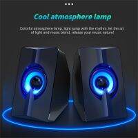 Free Shipping Computer Speakers Colorful Luminous Mini Usb2.0 Desktop Notebook Small Stereo Outdoor Bluetooth Speakers Wireless