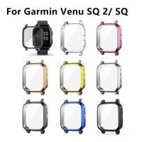Protection Case For Garmin Venu SQ 2 SQ2 Smart Watch Plating TPU Soft Cover Full Screen Protector Shell For Garmin Venu Sq Case Cables
