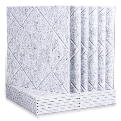 12 Pack Acoustic Panels,Sound Proof Padding,Sound Absorbing Panels,for Wall Decor,Sound Insulation &amp; Acoustic Treatment
