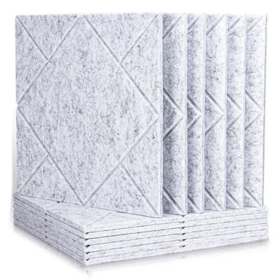 12 Pack Acoustic Panels,Sound Proof Padding,Sound Absorbing Panels,for Wall Decor,Sound Insulation & Acoustic Treatment