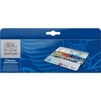 Cotman Water Colours Metal Sketchers Box - 24 Half Pans สีน้ำคอทแมนชุด24สี