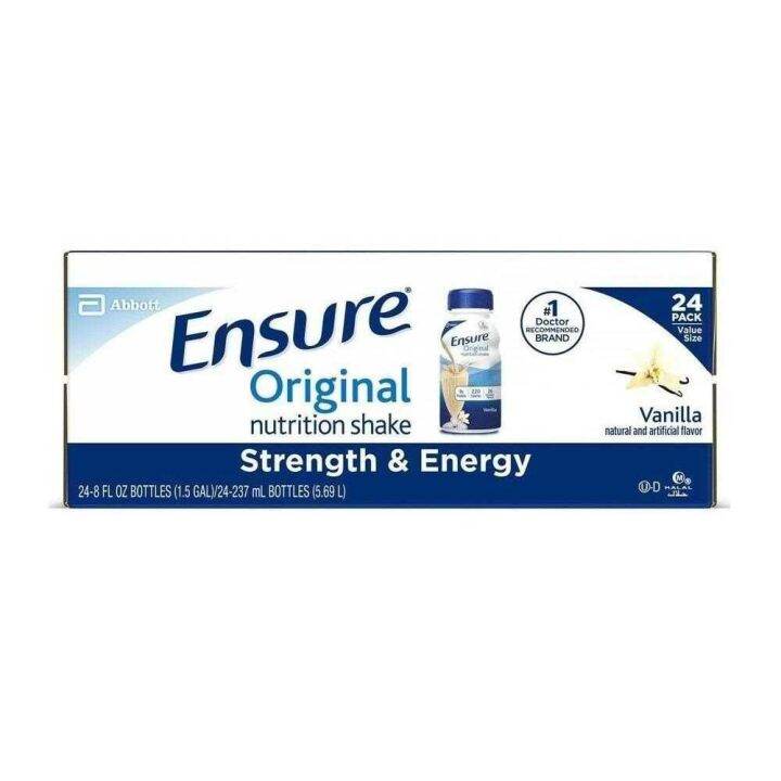 Ensure Original Nutrition Shake Strength & Energy Vanilla 24 Pack