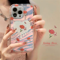 KoMo เคสโทรศัพท์กุหลาบสำหรับ iPhone 14ProMax 14pro 14Plus 14 13Pro 13ProMax 12ProMax 11ProMax 11 12 12pro เคสกล้องป้องกันซองกันน้ำกันกระแทก