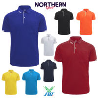 เสื้อโปโลชาย FBT ทรงตรง โปโลสีพื้น มีกระเป๋าหน้าอก ผ้านุ่ม ระบายอากาศ BC2402