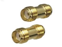 ☌ 1pcs Connector Adapter SMA Female Jack to SMA Female Jack RF Coaxial Converter Straight New Brass