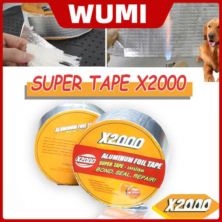 Original Super Tape X2000 Self Adhesive Waterproof Tape Aluminum Foil