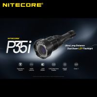 1650เมตร3000ลูเมน Nitecore P35i 1804หลาชาร์จได้ไฟฉายพร้อมแบตเตอรี่ NL2150HPi 5000MAh และ Remote Tombol