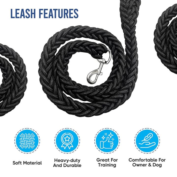 heavy-and-duty-dog-leash-120cm-durable-nylon-braided-dog-walking-leash-for-medium-and-large-breed-dogs-pet-puppy-traction-rope