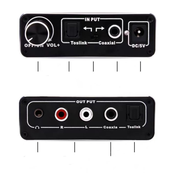 digital-optical-to-analog-audio-with-volume-control-coaxial-to-optical-3-5mm-digital-to-analog-audio-converter