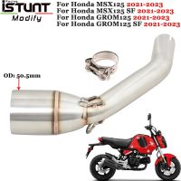 Slip On สำหรับ Honda GROM125 MSX125 SF GROM 125 2021 2022การเชื่อมต่อรถจักรยานยนต์2023 51มม. ท่อเชื่อมต่อไอเสียดัดแปลง