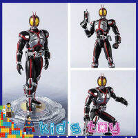 เด็ก Toy Store 15ซม. Bandai Original Figure-Rise Standard Kamen Rider 555 FAIZ ใหม่รุ่น Joint Movable Figure Assembly รุ่นของเล่นสะสม