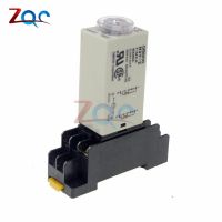 H3Y-2 Timer Relay AC36V AC110V AC220V DC 12V DC24V 1-60 Second 5-60  with Base Socket QC8191633