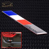 ☁ Reamocea 3D Aluminum France Flag Emblem Badge Car Sticker Accessories Decals For Peugeot Citroen Renault Ford