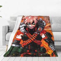 My Hero Academia Todoroki Anime Blanket Cover Fleece Ultra-Soft Throw Blanket for Car Sofa Couch Bed Rug