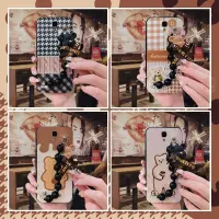 Skin-friendly feel high-grade Phone Case For Xiaomi Redmi Note Simplicity Nordic style Solid color Bear bracelet cute