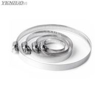 ﹍✓✻ 10pcs High Quality Screw Worm Drive Hose Clamp 304 Stainless Steel Hose Hoop Pipe Clamp Clip