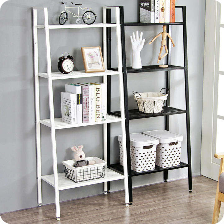 【Low price sale】LERBERG Shelf Unit (White & Dark Grey) Bookcases & Shelving Units for Home and