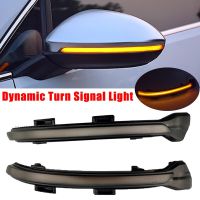 2pcs For VW Golf 7.5 MK7.5 GTI R GTD RLINE MK7 7 Dynamic Blinker LED Turn Signal Mirror 2013 2016 2017 Jetta 2019 2020Signal Light Assemblies Parts