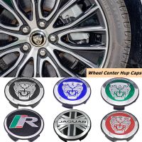 4Pcs/Set Wheel Center Hub Caps Cover Badge For Jaguar XF XJ-S XJ-6 X-Type XE S-Type F-PACE F-Type XK8 XK XKR XFR Car Accessories