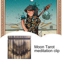High Moon Phase Tarot Meditation Card Holder Wooden Wear-resistant Sturdy Multifunctional Clip