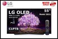 LG 55 นิ้ว 55C1PTB OLED 4K SMART TV (HDMI 2.1/120Hz) ปี 2021 C1 Series สินค้า Clearance